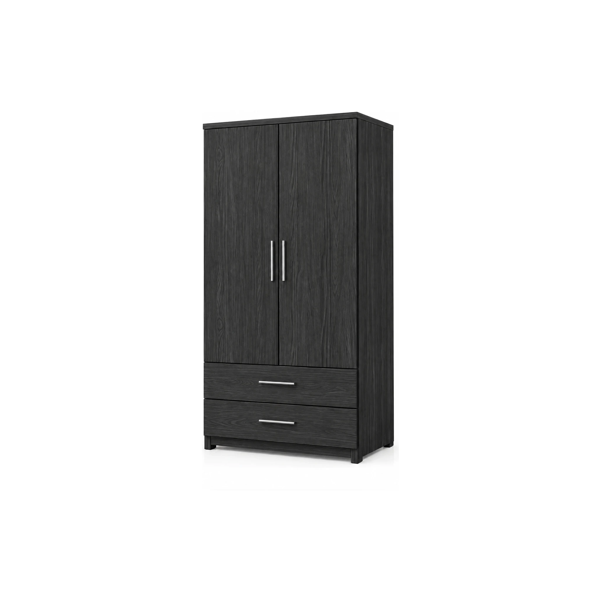 Tủ Quần Áo Hiện Đại 2 Cánh 2 Hộc Kéo